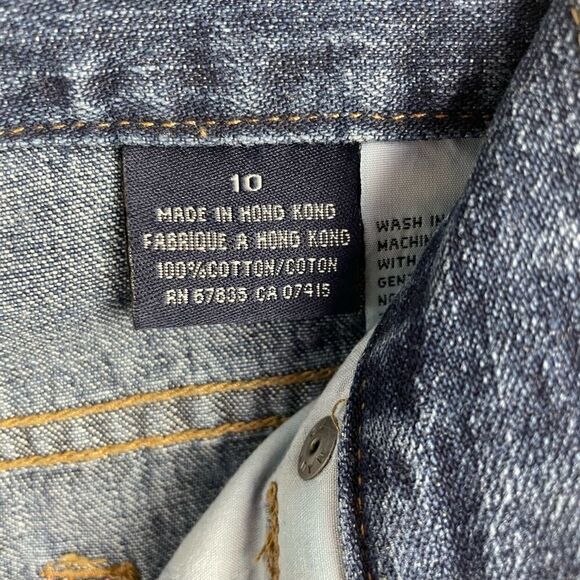 Nautica Jeans Floral Denim Jeans Size 10 EUC - Picture 4 of 7